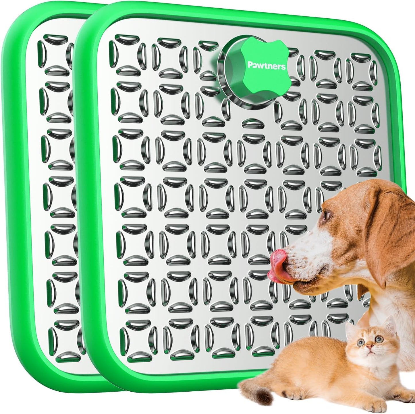Lick Mat for Dogs: Premium Stainless Steel Slow Feeder Mat