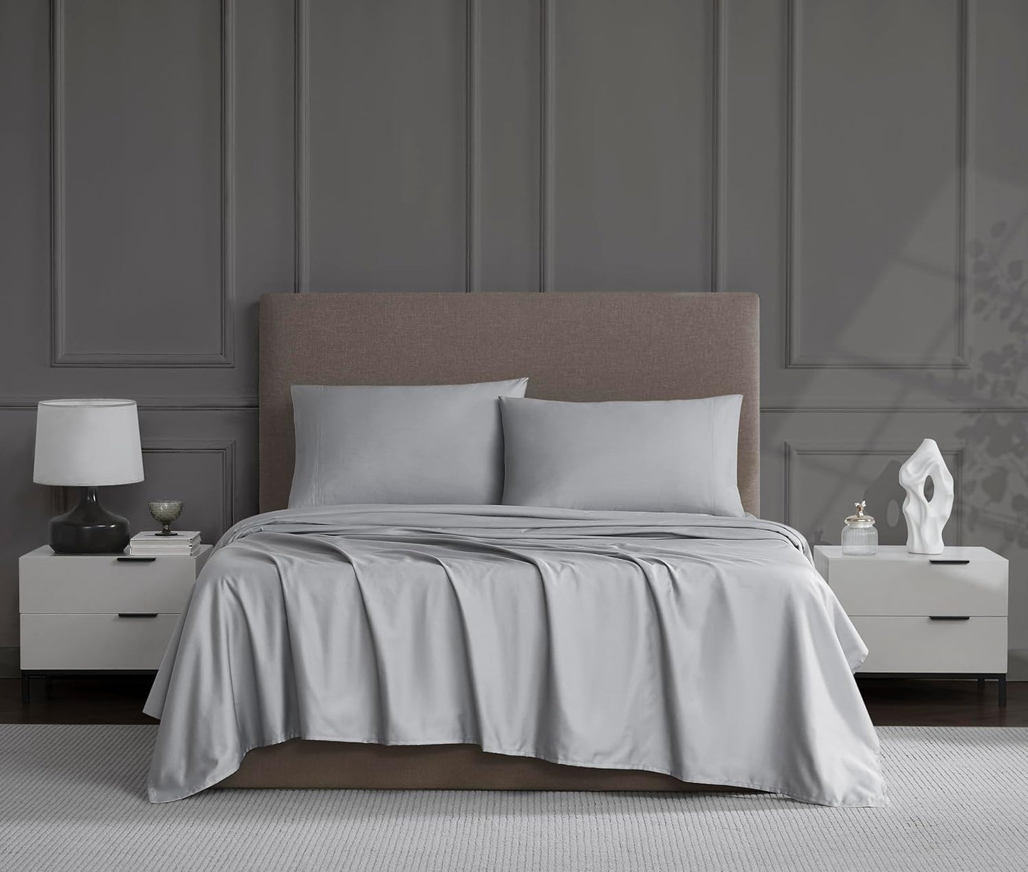 Linen Closet Luxury Cotton 1200 Thread Count Sheet Set Queen