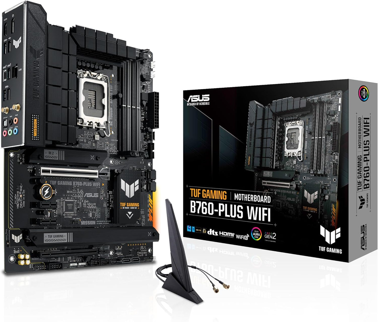 ASUS TUF GAMING B760-PLUS WIFI Motherboard for Intel CPUs