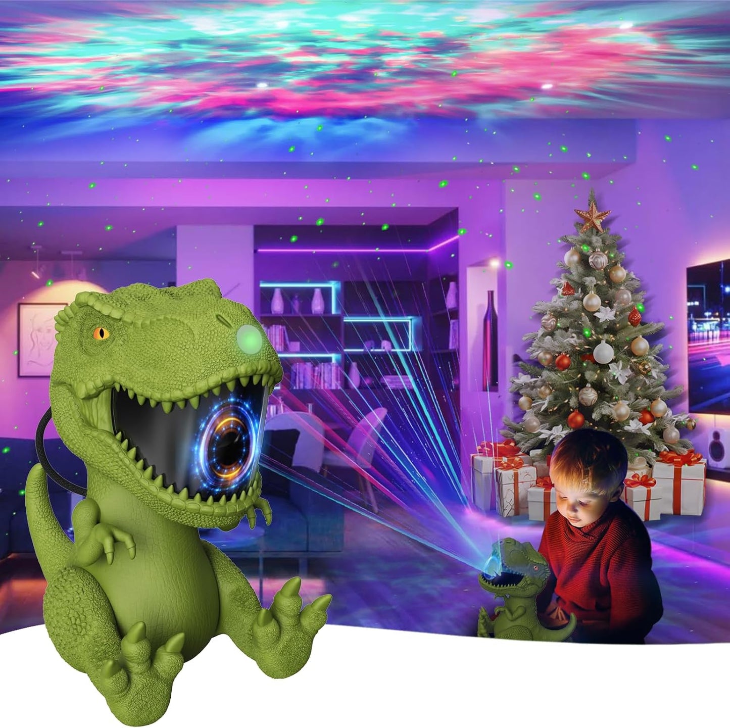 Dinosaur Galaxy Projector - Transform Your Room