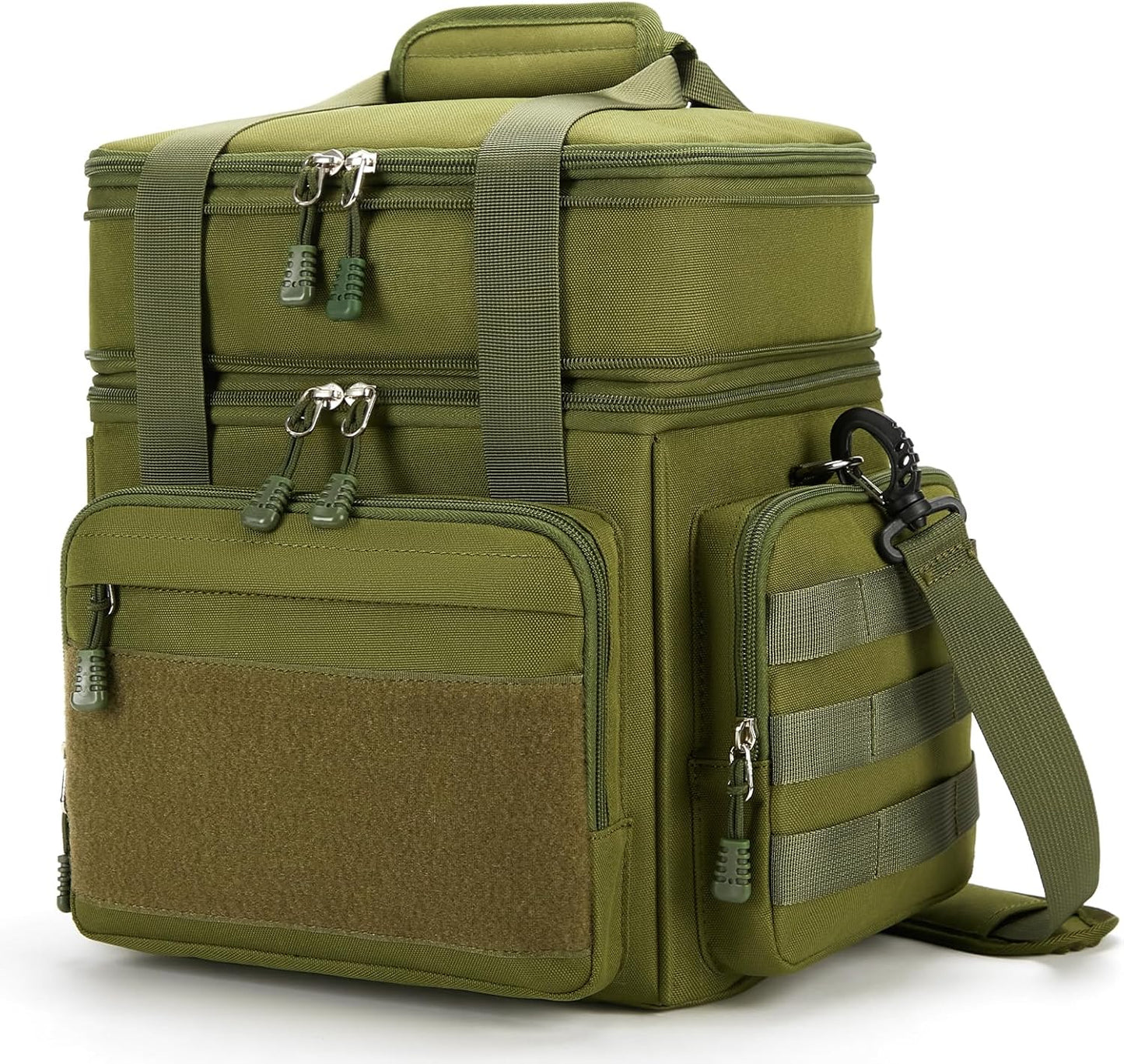 Tactical Lunch Box for Men - Insulated Cooler Bag 15L Green