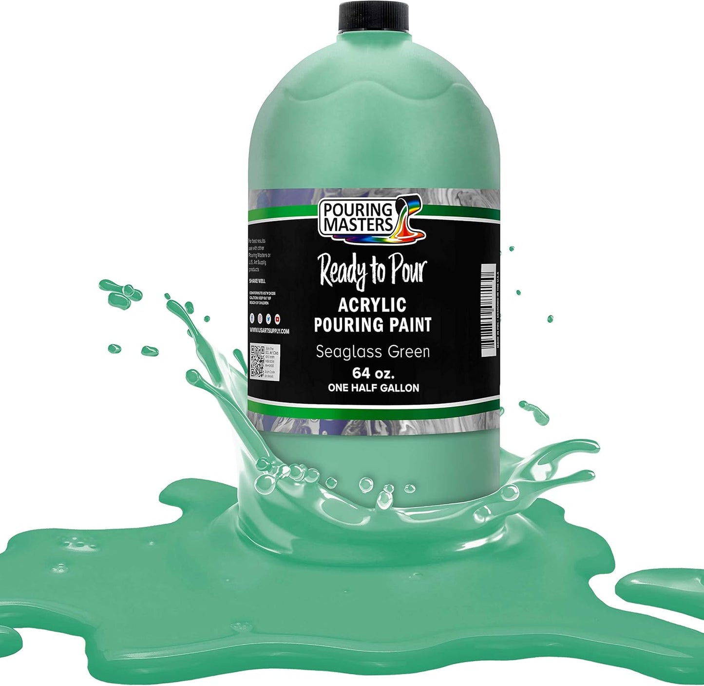 Pouring Masters Seaglass Green Acrylic Paint for Fluid Art