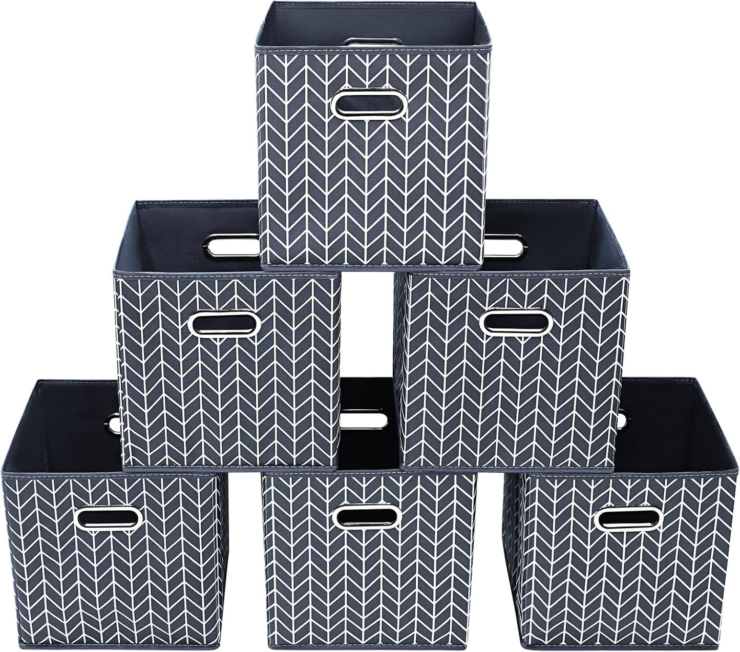 11 Inch Cube Storage Bins for Organizing Home and Office Needs