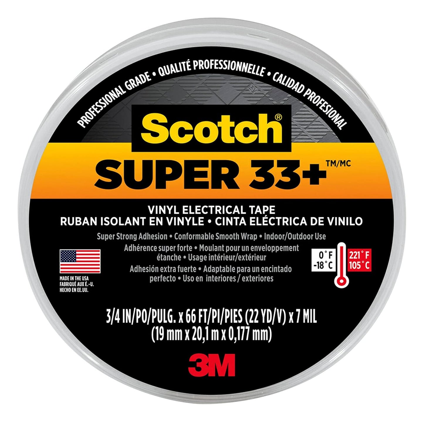 Scotch 3M Super 33+ Vinyl Electrical Tape for Insulation Needs