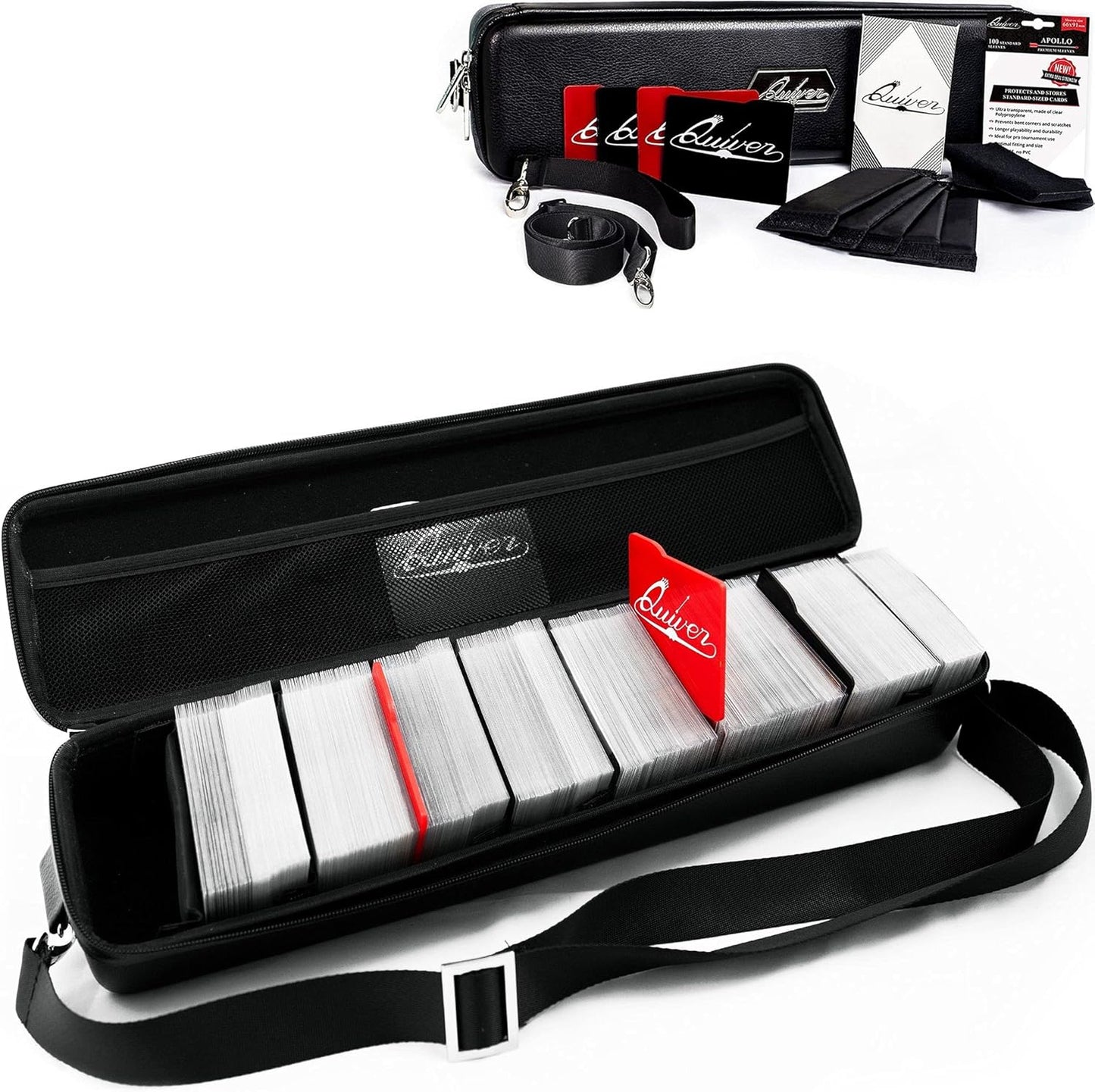 Quiver Black Quiver Card Carrying Case for TCG Cards Storage