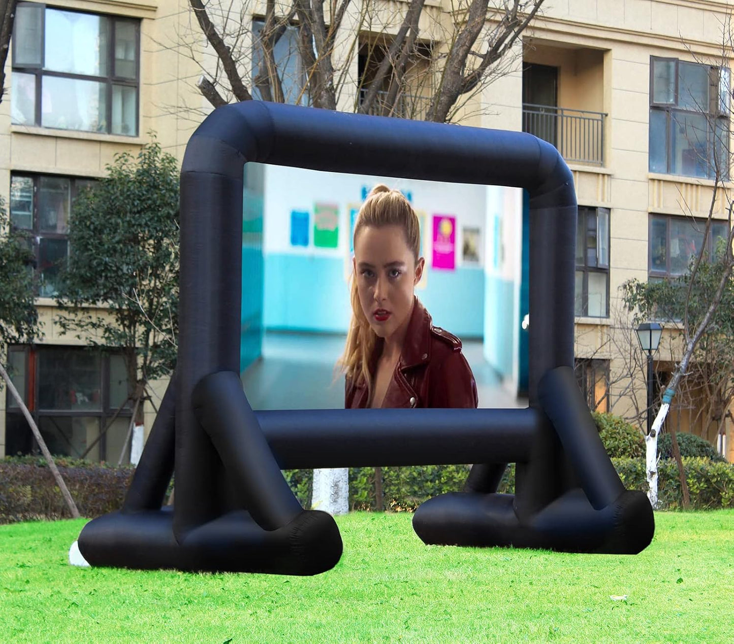 16 FT Inflatable Projector Screen for Outdoor Movie Nights