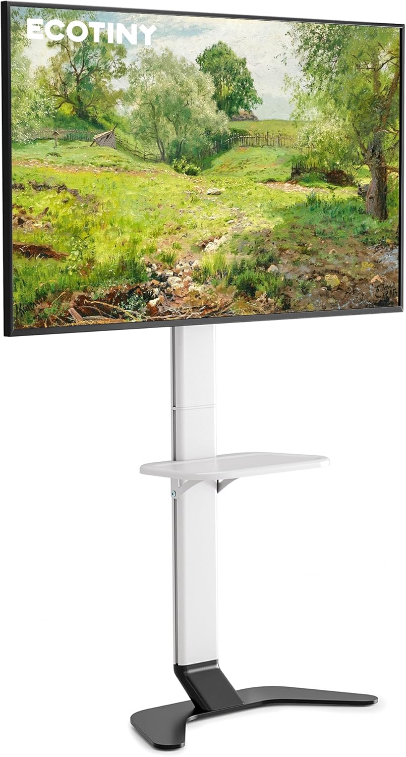 Ultra Slim TV Floor Stand for 37-86 Inch TVs with Shelf