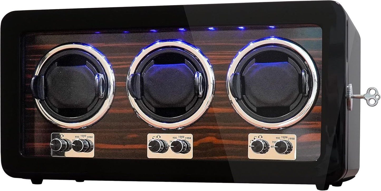 ORYX Watch Winder: 15 Rotation Modes, LED Display