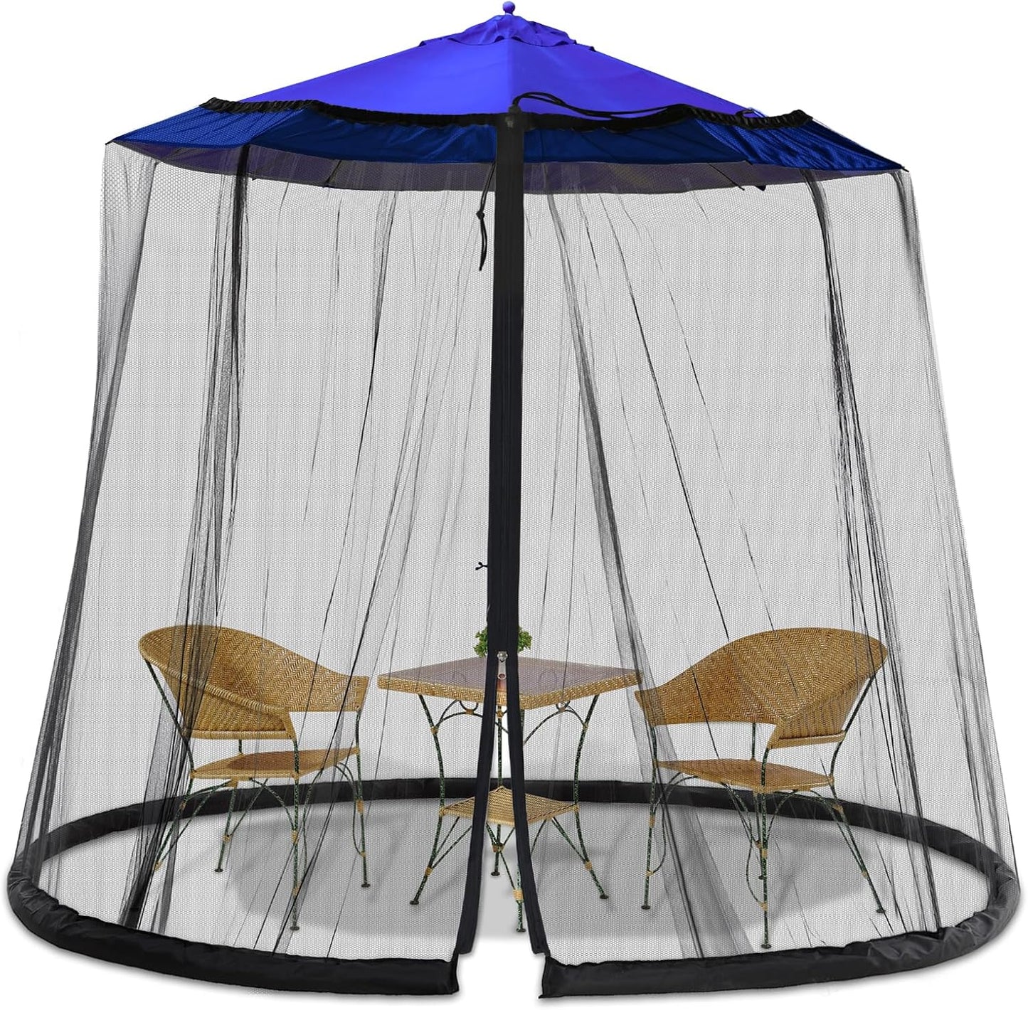 7.5-10FT Patio Mosquito Netting for Outdoor Umbrellas and Gardens
