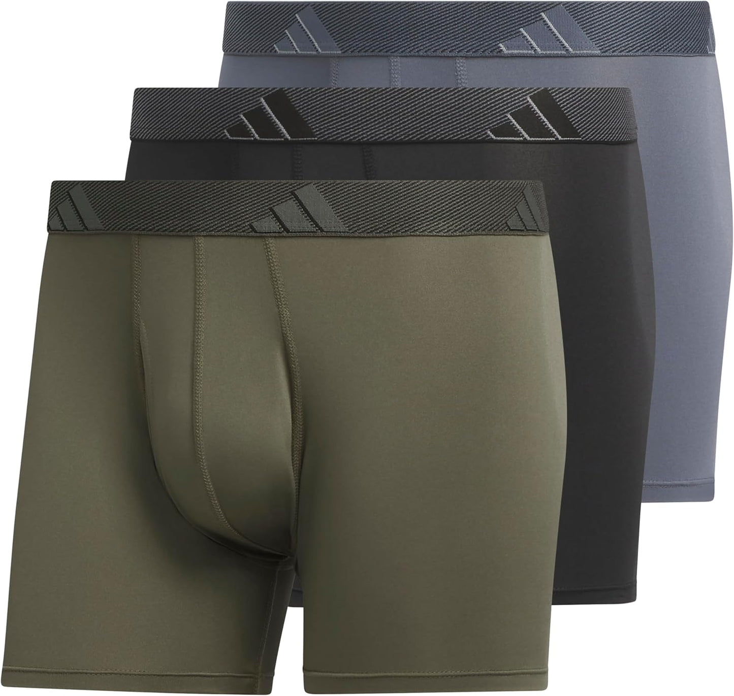 adidas Men's Stretch Cotton Boxer Briefs for Ultimate Comfort
