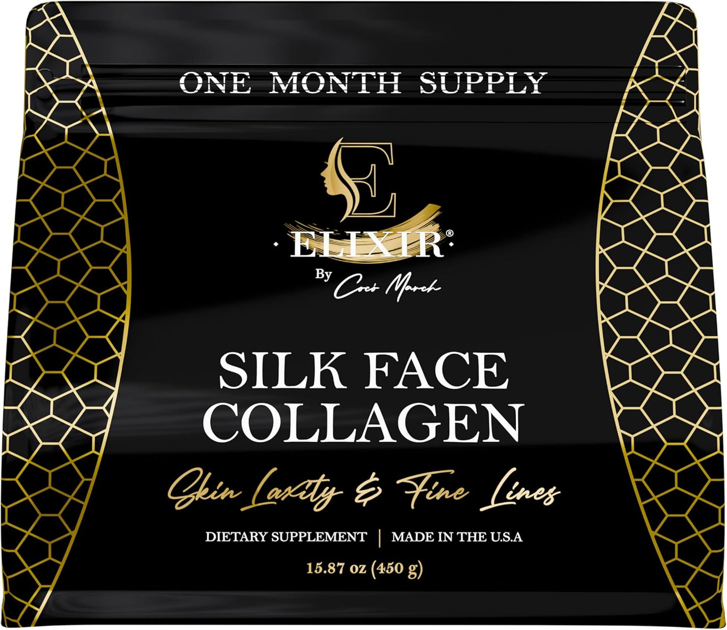 Silk Face Collagen for Neck and Skin Elasticity by Coco March