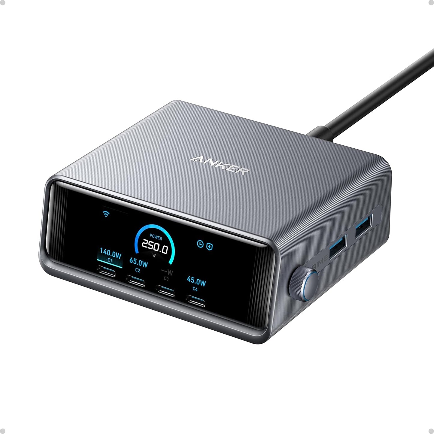 Anker 250W GaN Charger: Ultra-Fast 6-Port USB C Station
