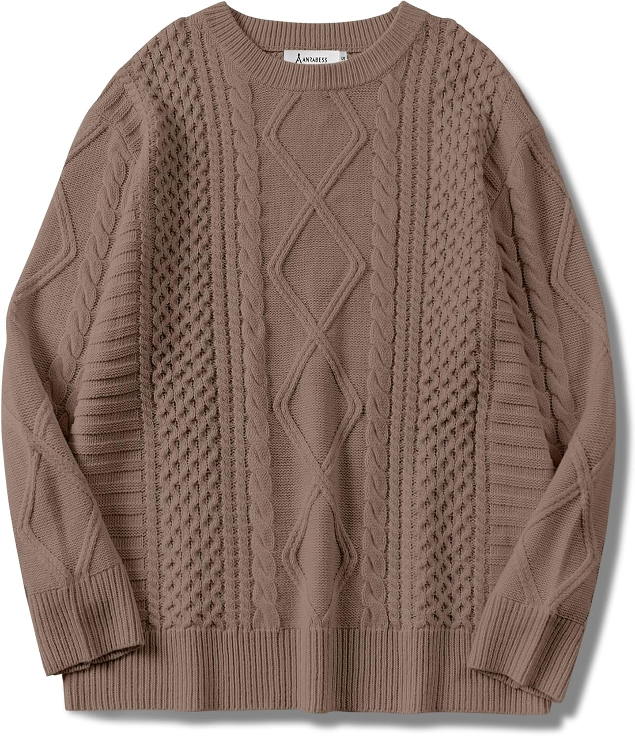 Oversized Cable Knit Sweater for Women - Cozy Fall Fashion