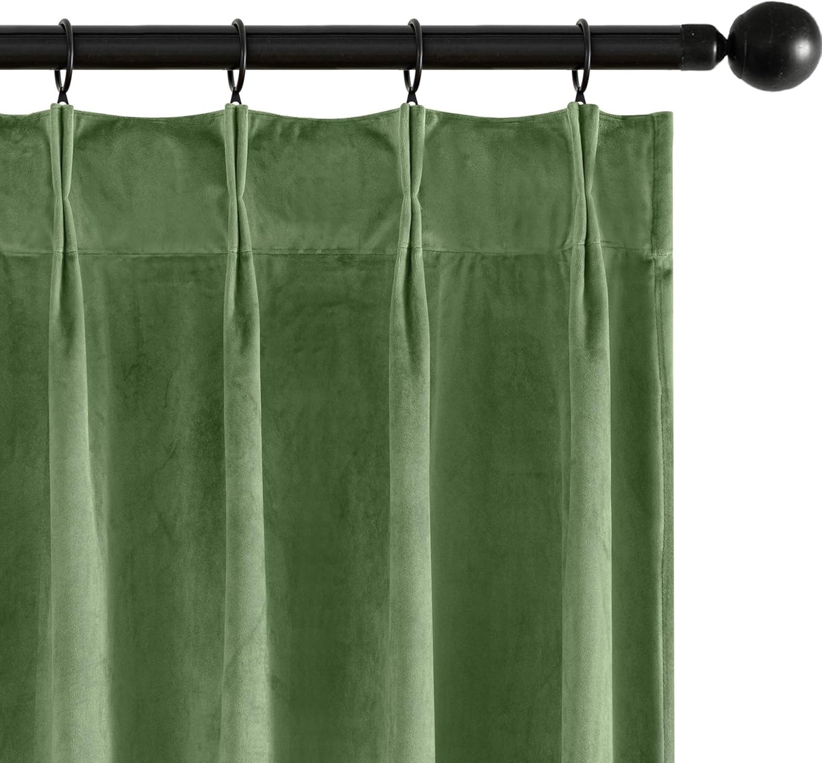 MIULEE Sage Green Velvet Curtains for Luxurious Home Decor