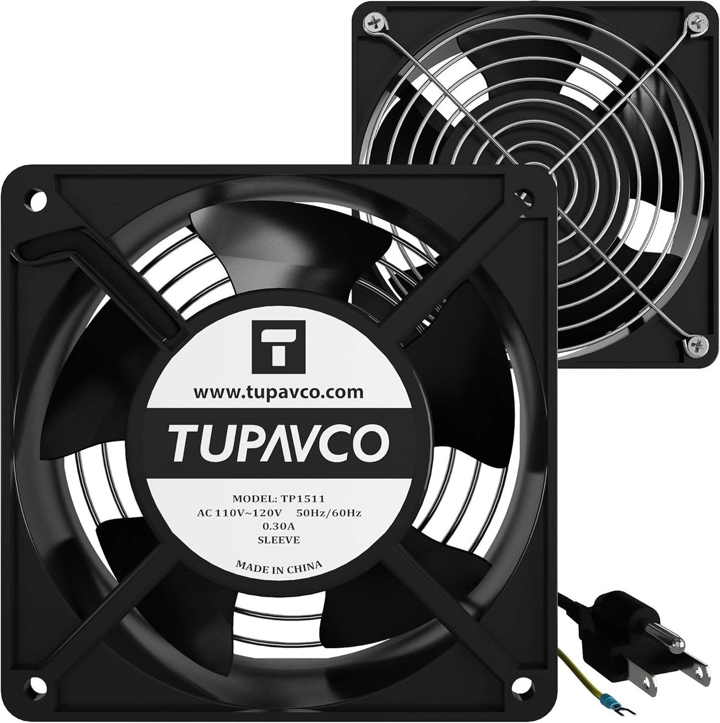 Network Cabinet Fan Kit for Server Rack Cooling - 120mm Muffin Fans