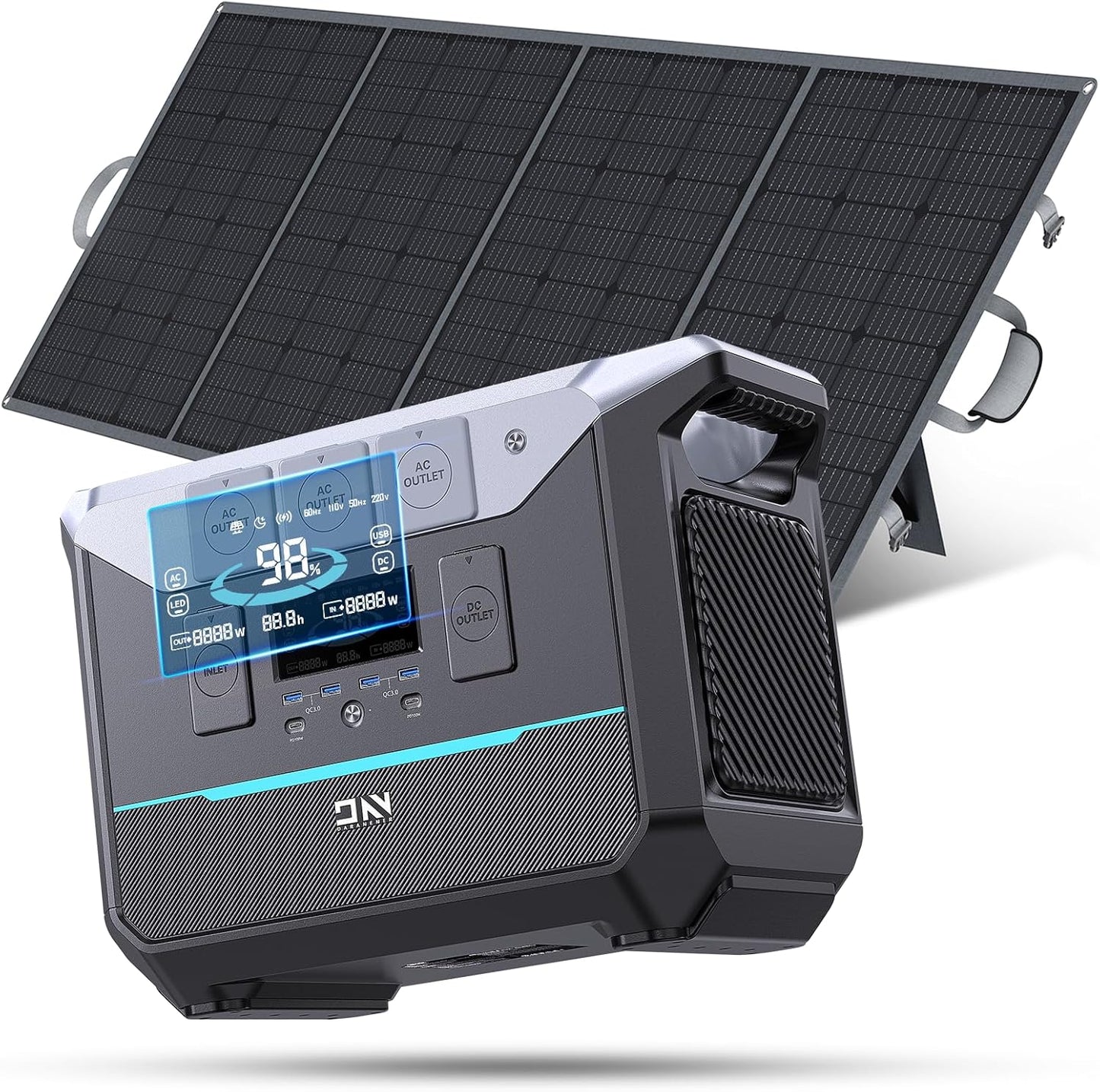 DaranEner Solar Generator: Rapid 1.3H Charging