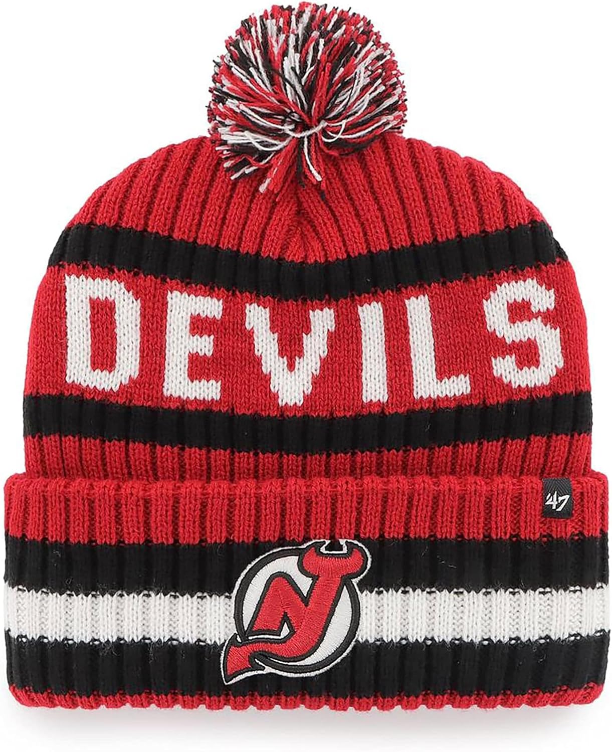NHL Unisex-Adult Team Color Beanie with Primary Logo Design