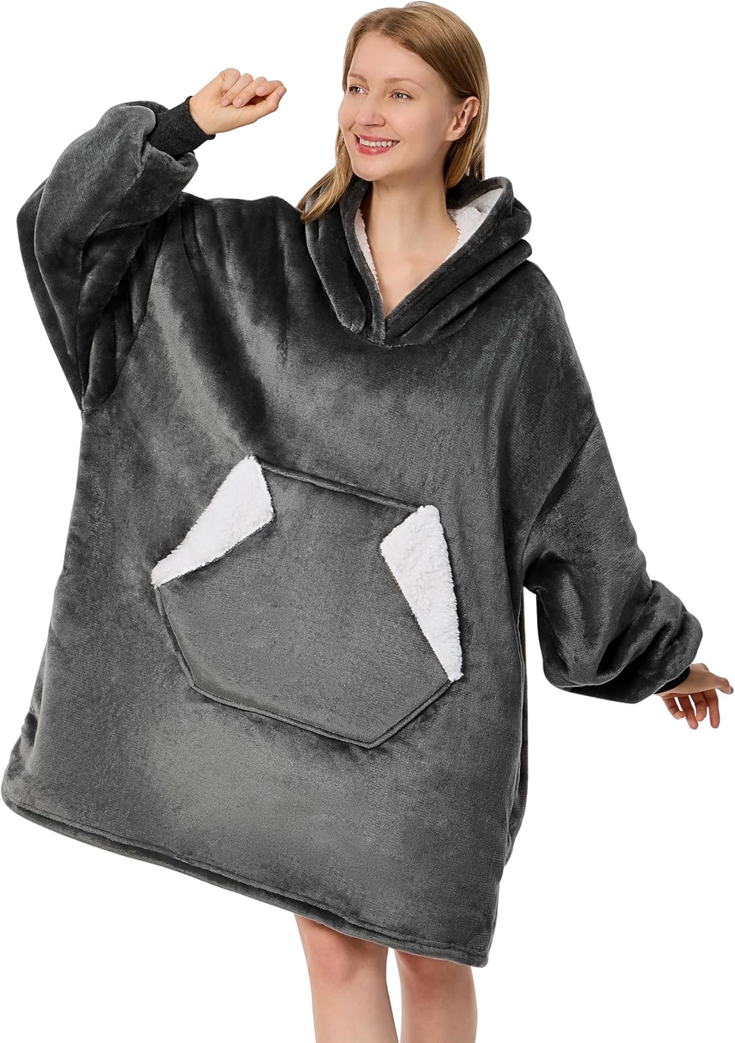 Cozy Hooded Blanket Sweatshirt