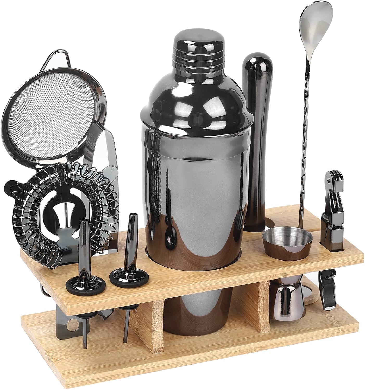11Pcs Cocktail Shaker Set for Professional Bartending at Home