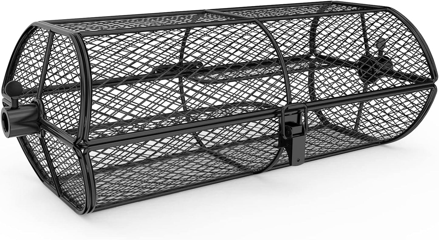 Universal Rotisserie Basket Grill Accessory for Perfect Cooking
