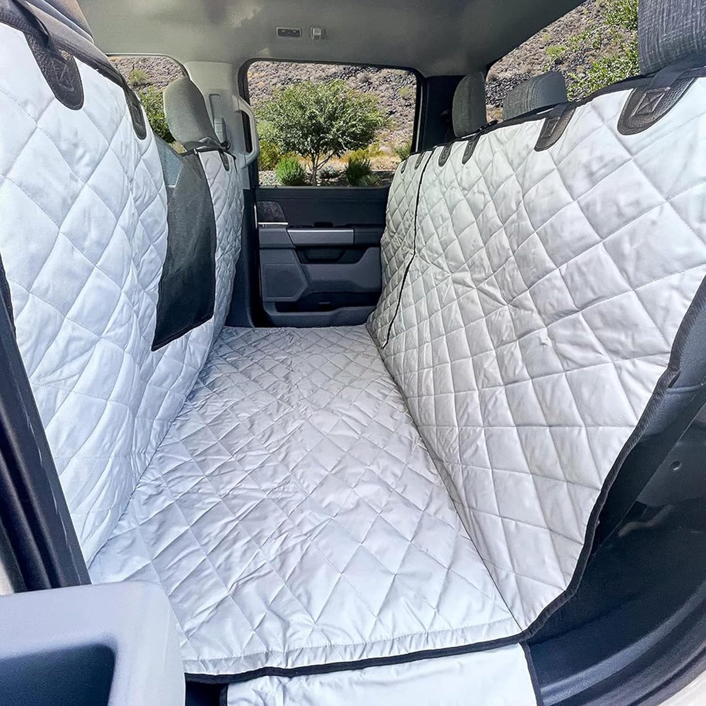4Knines Dog Floor Hammock for Crew Cab Trucks - Grey