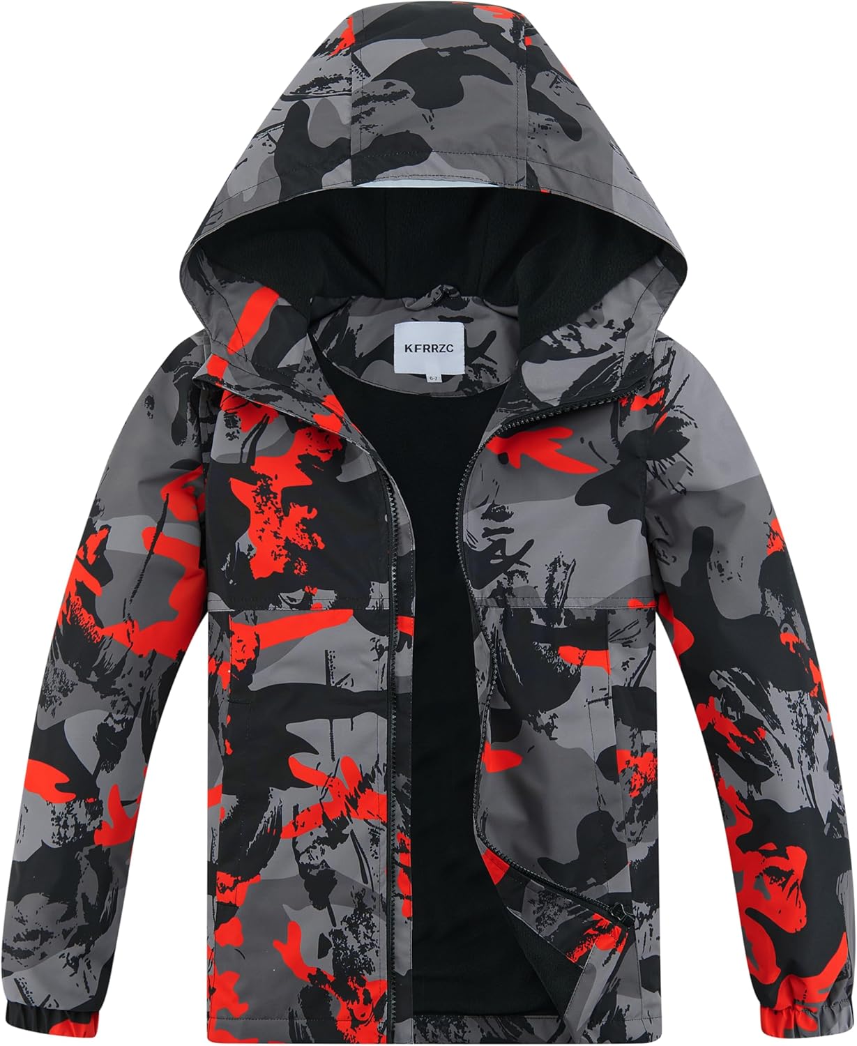 Boys Rain Jackets Waterproof Hooded Lightweight Windbreakers