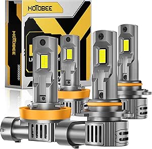 MOTOBEE H11 9005 LED Bulbs Combo - 32000LM Brightness Upgrade