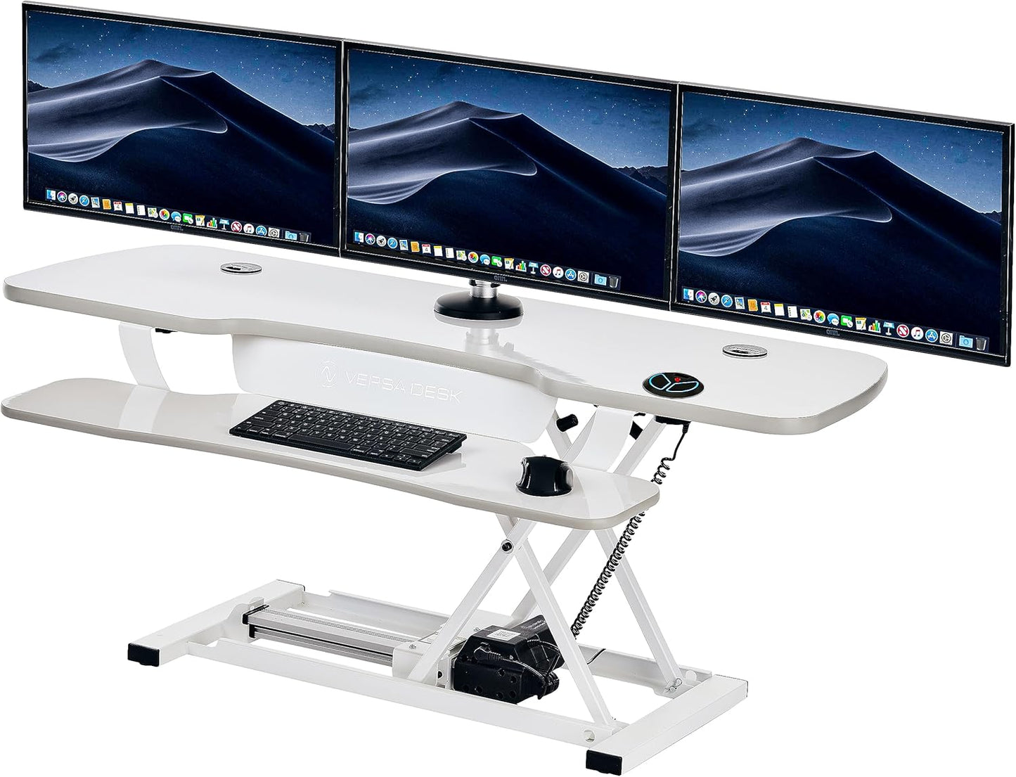 Extra Wide Electric Standing Desk Converter | VERSADESK