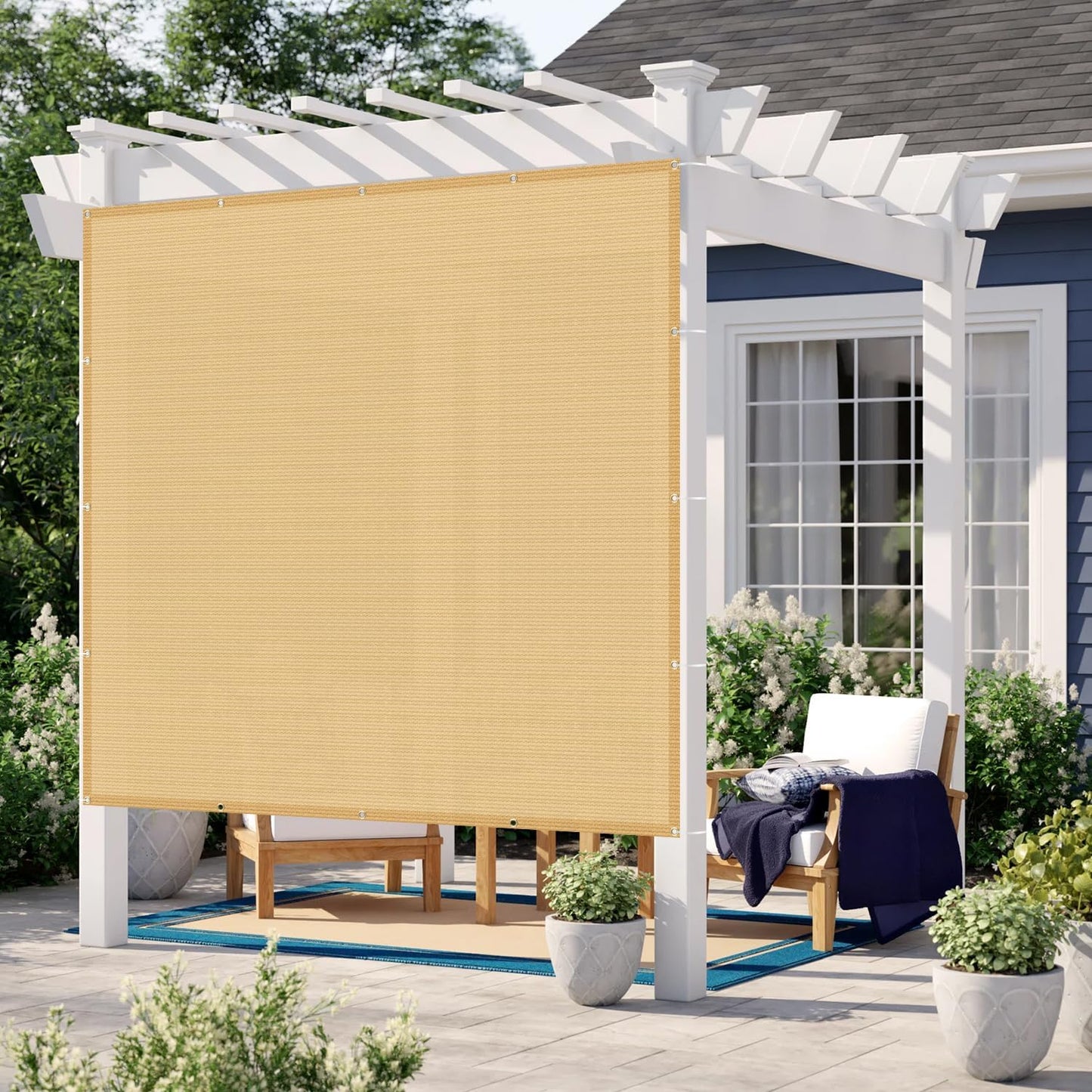 LOVE STORY Custom Size Sun Shade Cloth for Outdoor Spaces