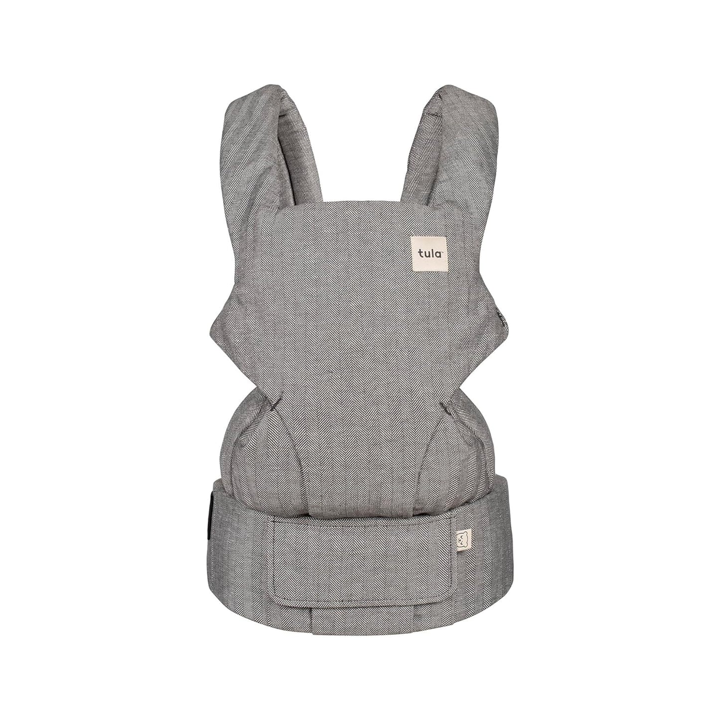 TULA Linen Baby Carrier: 7-45 lb, Adjustable Newborn to Toddler, Front & Back Positions, Breathable & Natural