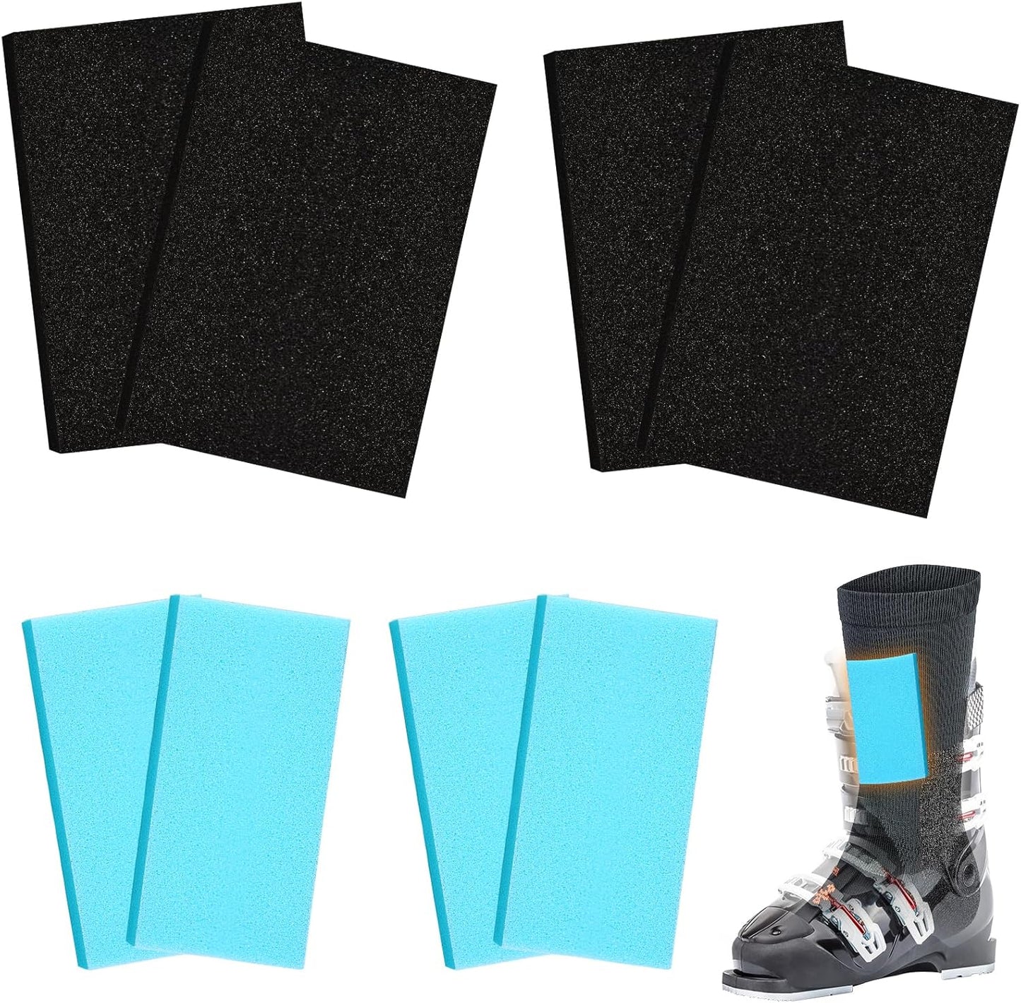 Protective Ski Shin Guards for Pain Relief - Mofuiry