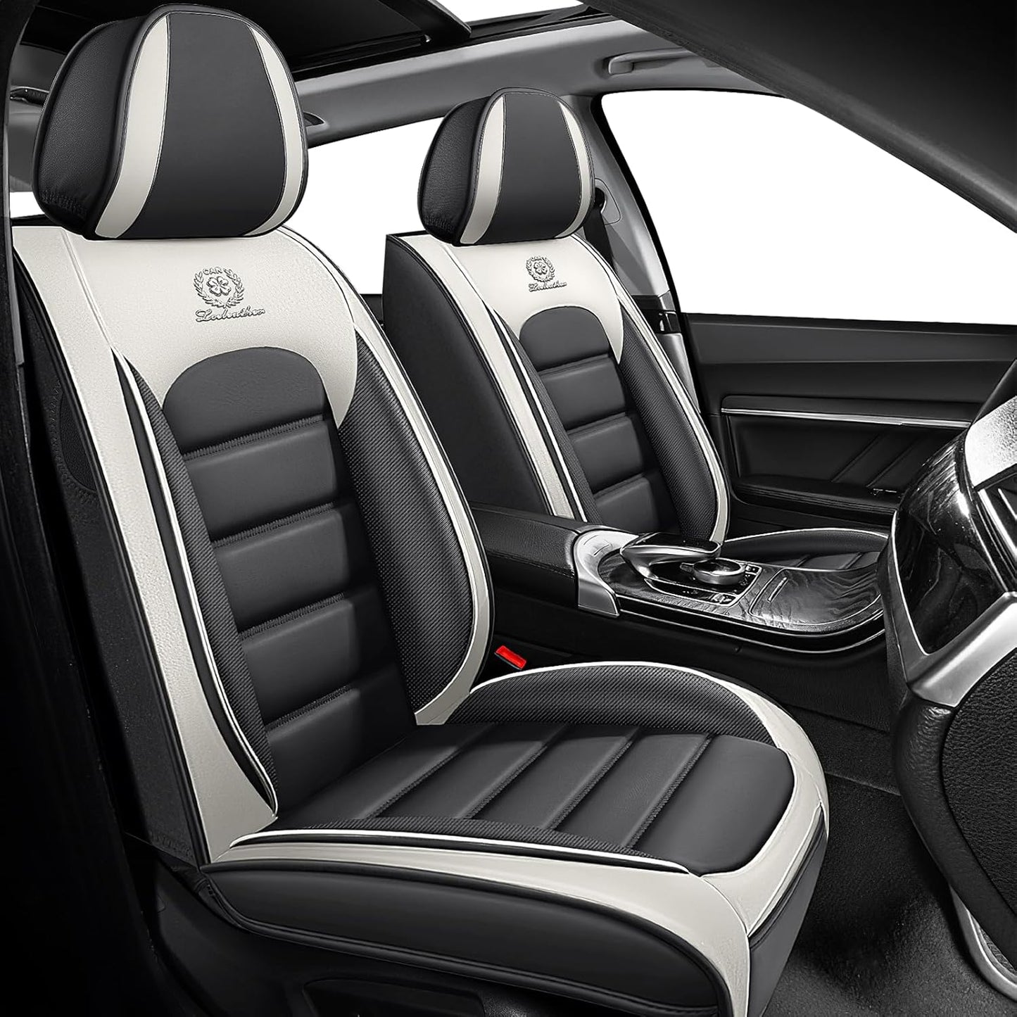 Truck Seat Covers for RAM 1500 2010-2025, Waterproof Nappa Leather