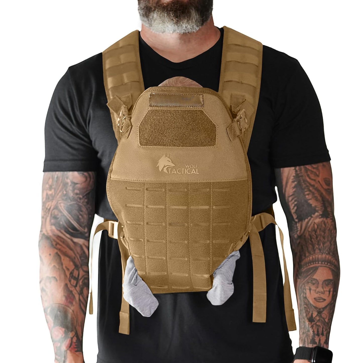 WOLF TACTICAL Baby Carrier for Men - Rugged and Comfortable
