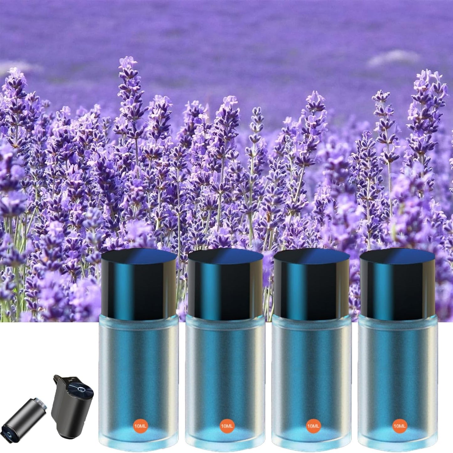 Intelligent Car Air Freshener Set - Lavender Rose Blend