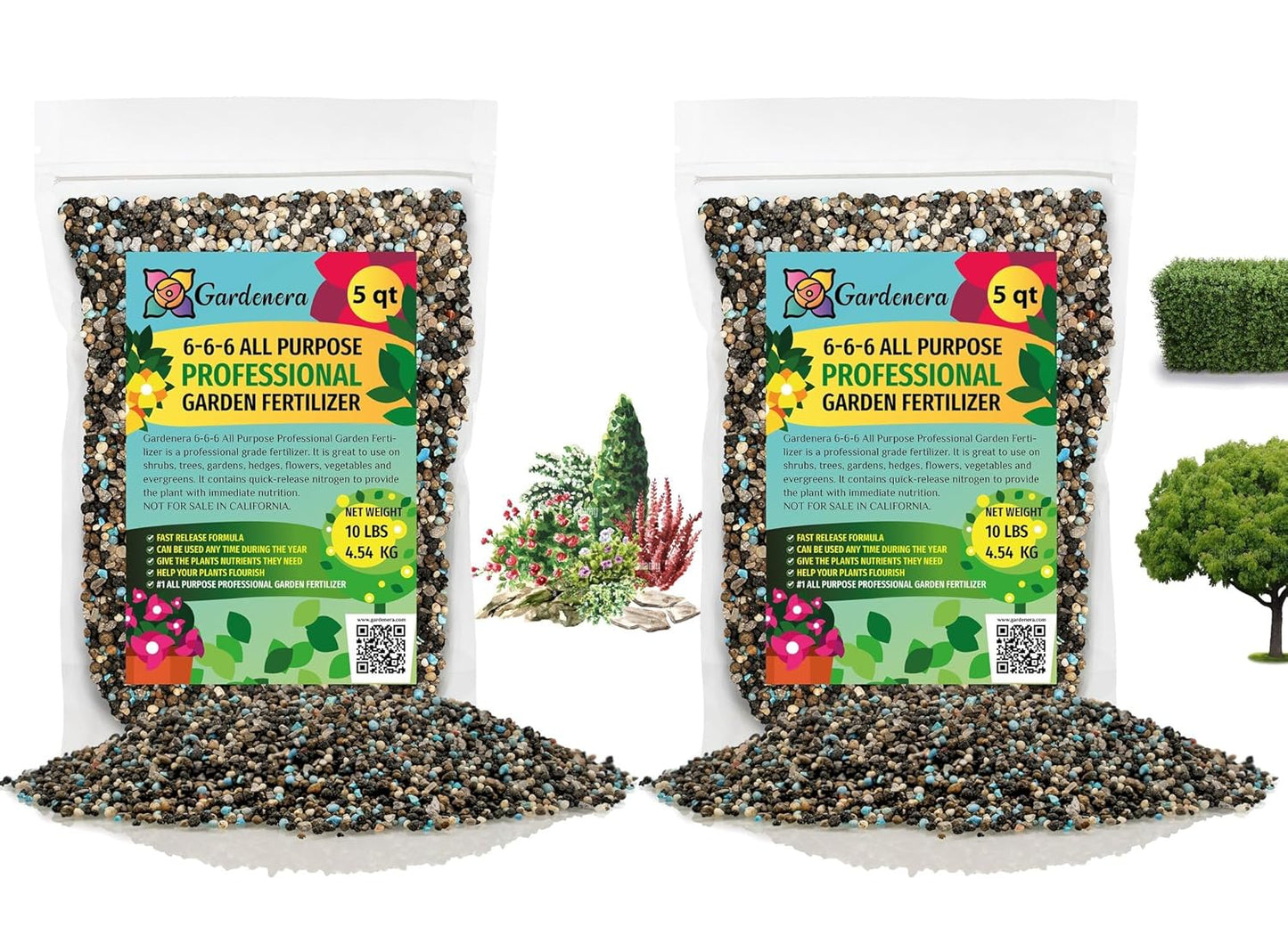 Premium All Purpose Garden Fertilizer for Lush Foliage and Blooms