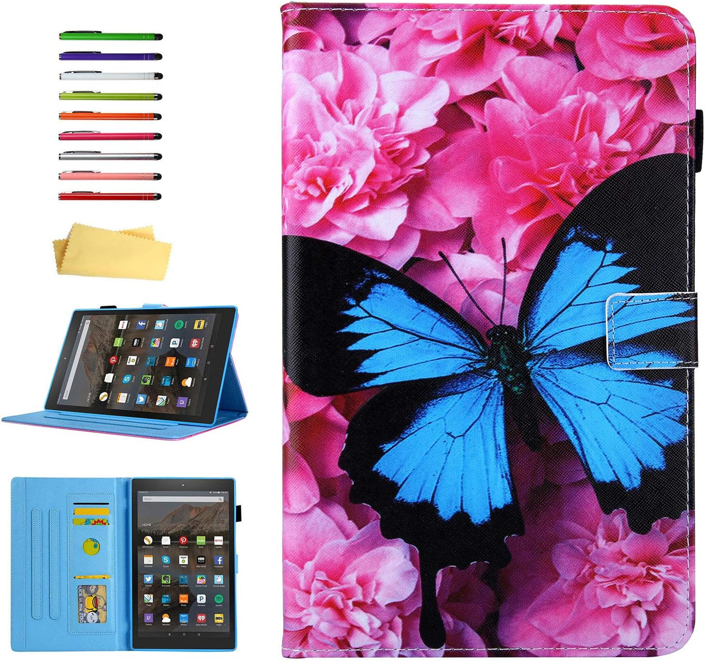 Case for Kindle Fire HD 8 Tablet with Smart Auto Sleep Feature