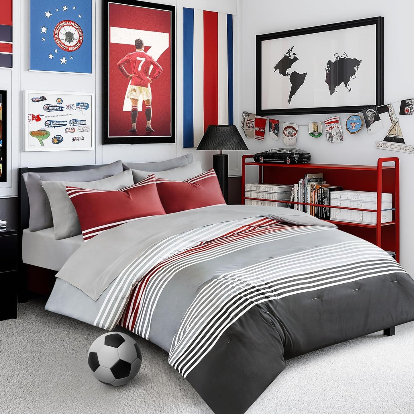 Comfort Spaces Twin XL Comforter Set with Sheets - Stylish Bedding