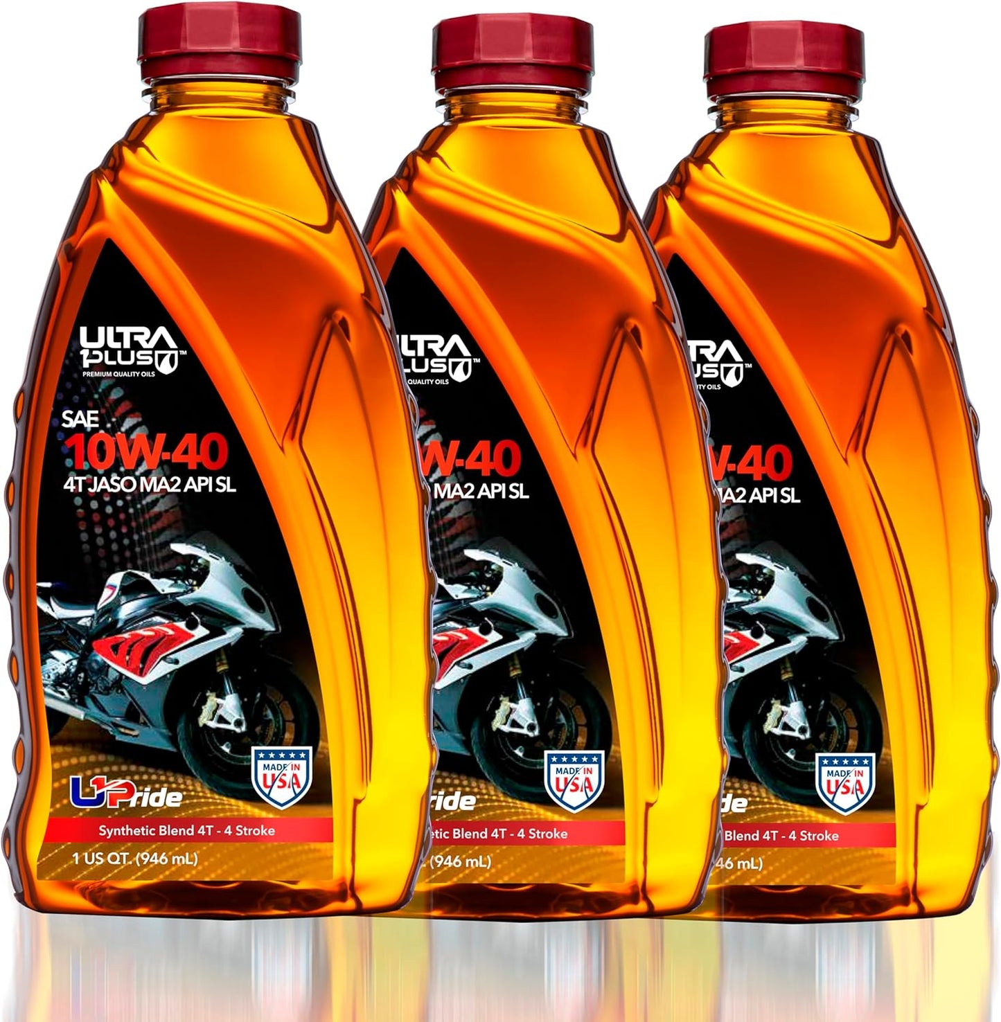 10W-40 Motorcycle Oil Synthetic Blend for Extended Engine Life