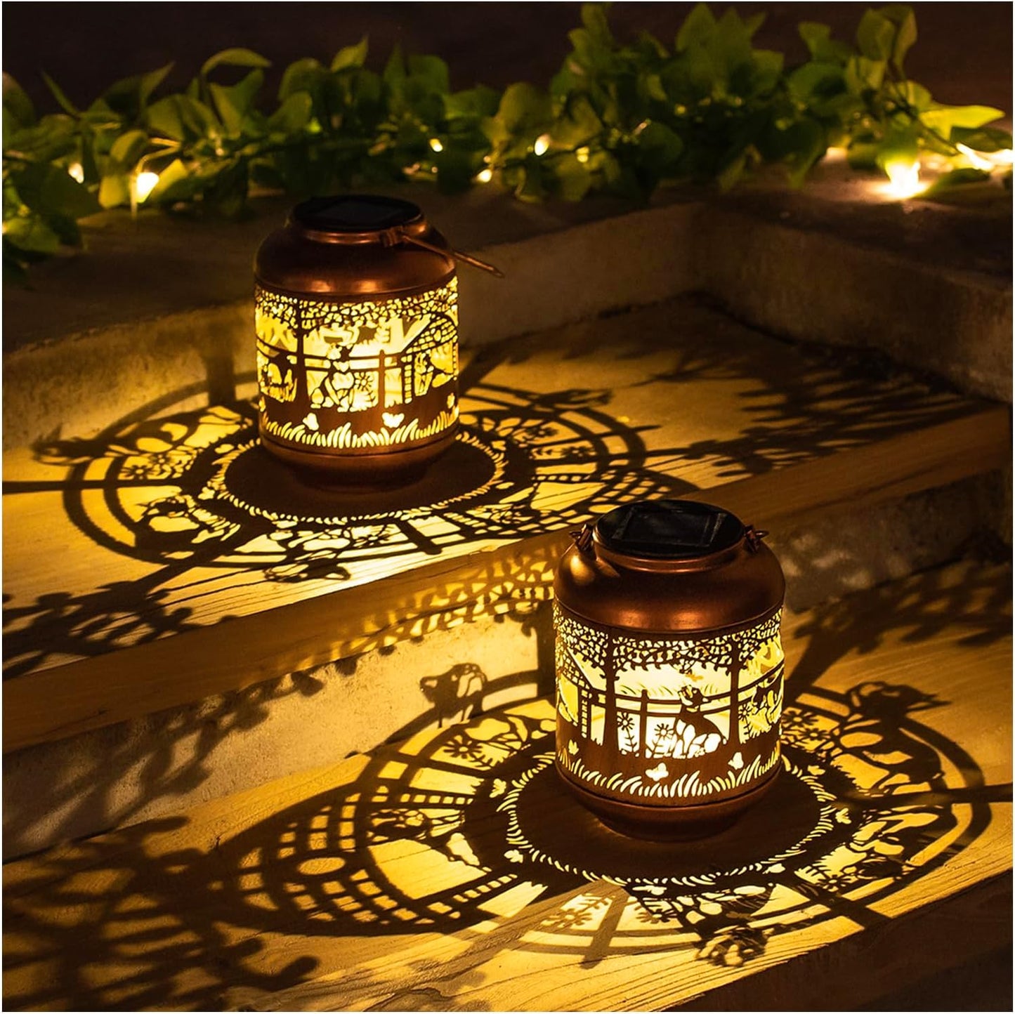French Bulldog Solar Lanterns - Unique Outdoor Decor Gift