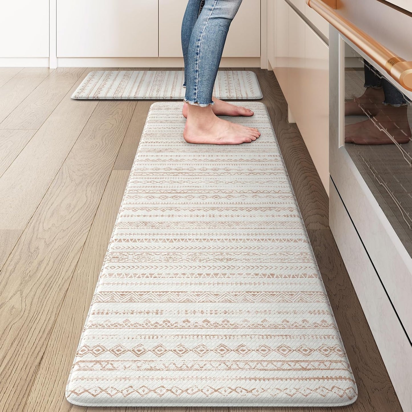 Anti Fatigue Mats for Kitchen Floor Non Slip Comfort 2 Piece