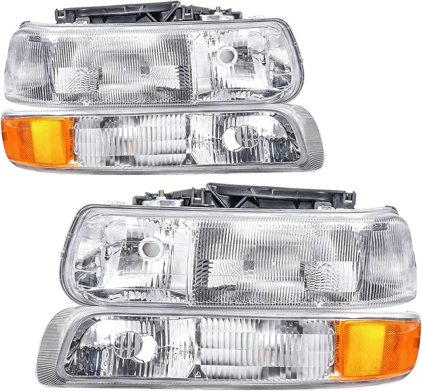 Headlight Assembly Crystal for 99-02 Chevy Silverado & More