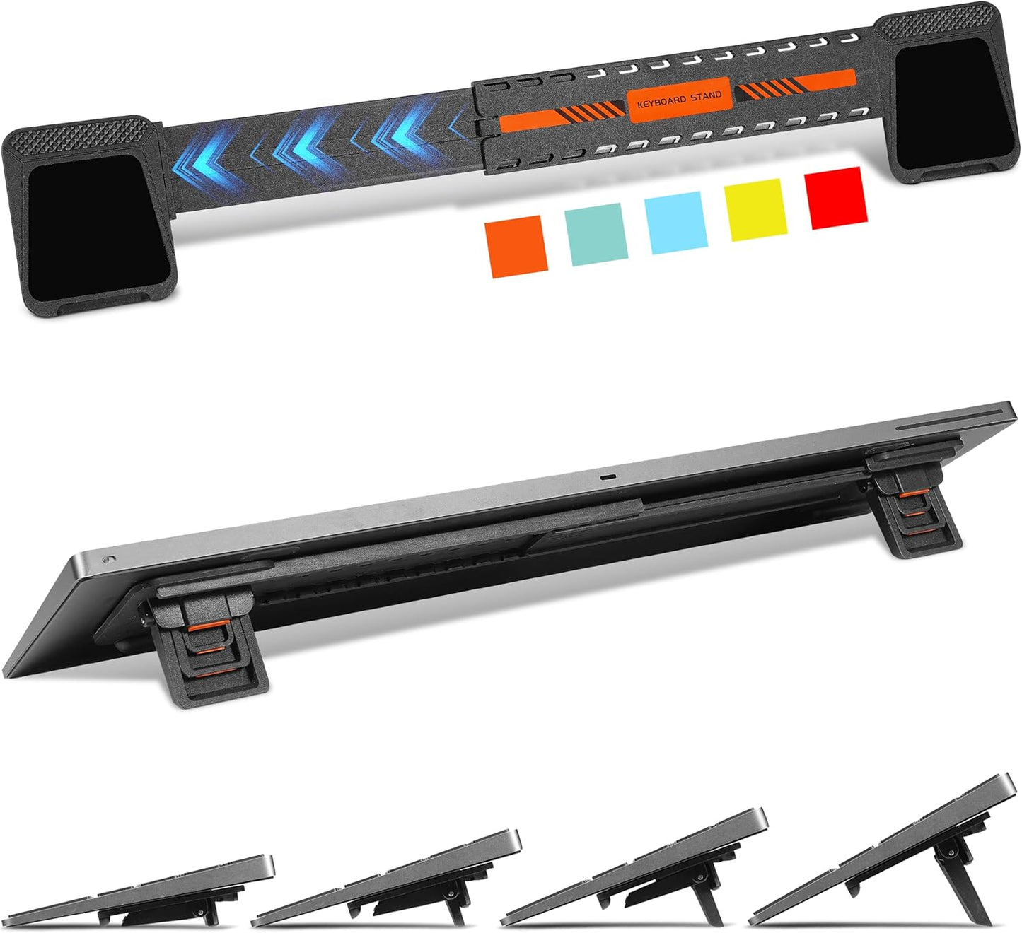 MEKASS Ergonomic Keyboard Riser (Orange)