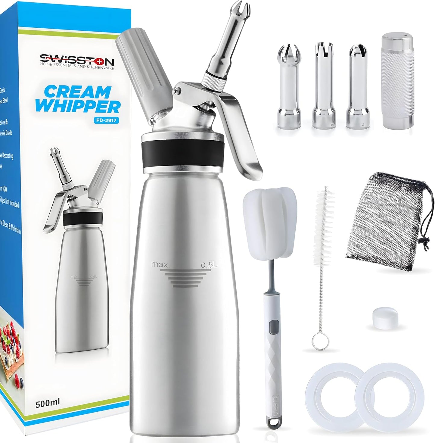 Durable Aluminum Cream Whipper - Whip with Ease!