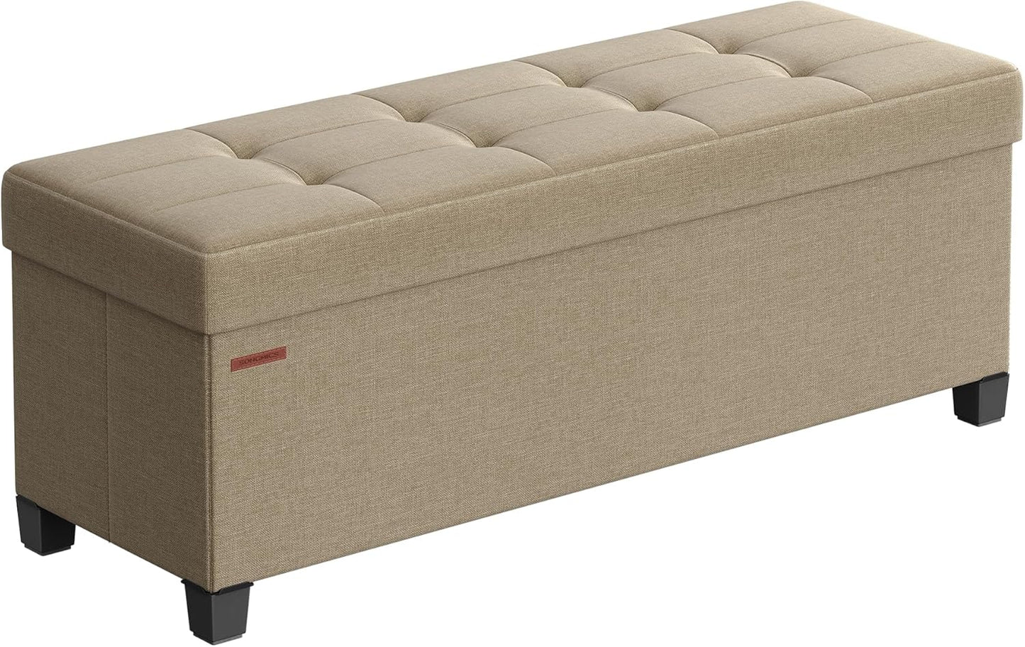 SONGMICS Storage Ottoman Bench for Stylish and Functional Spaces