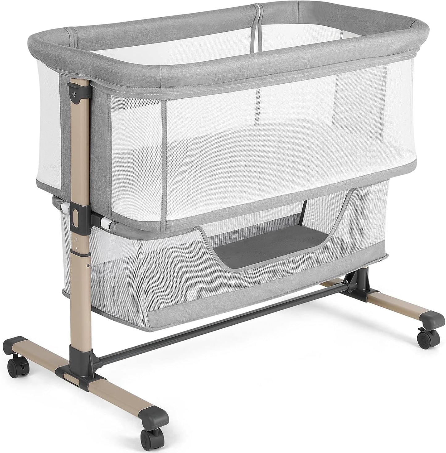 Cowiewie Bassinet Bedside Sleeper for Peaceful Nights