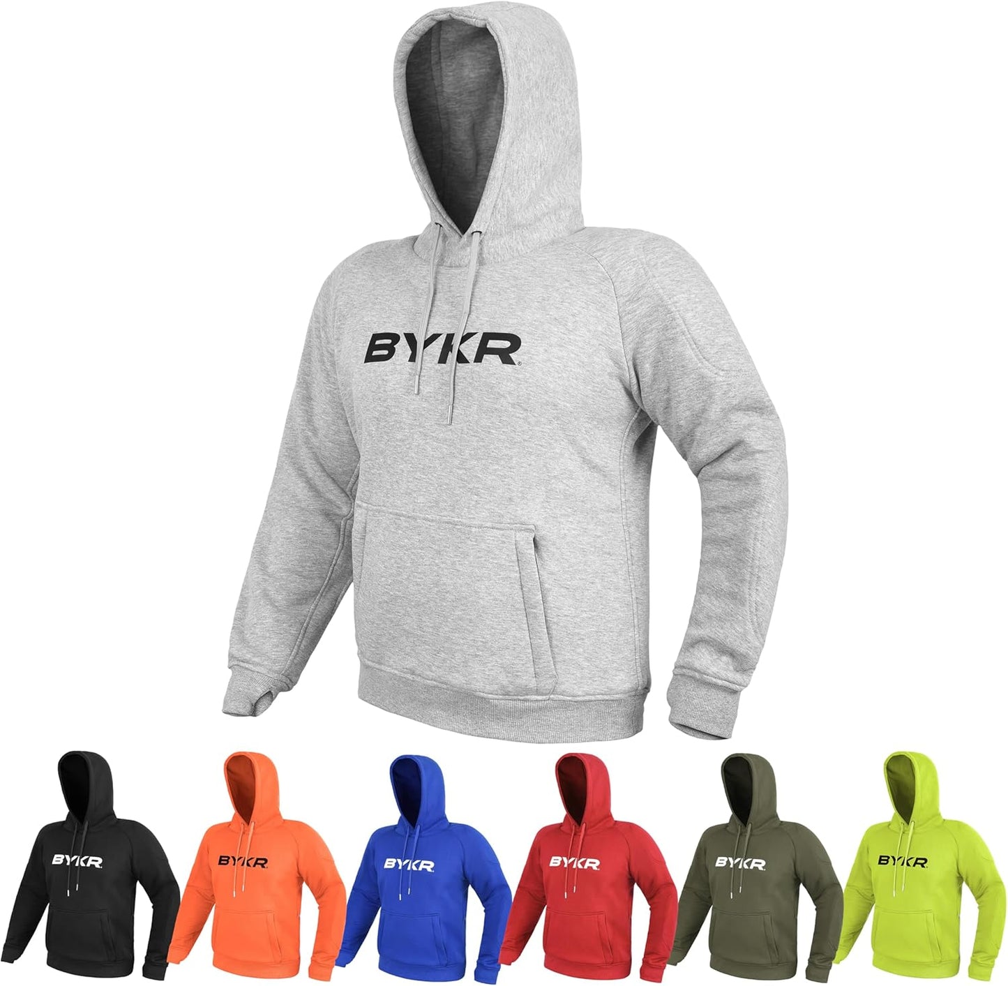 BYKR Motorcycle Hoodie for Men & Women - All Weather Protection