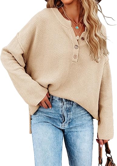 Saodimallsu Women's Oversized Sweaters for Cozy Comfort