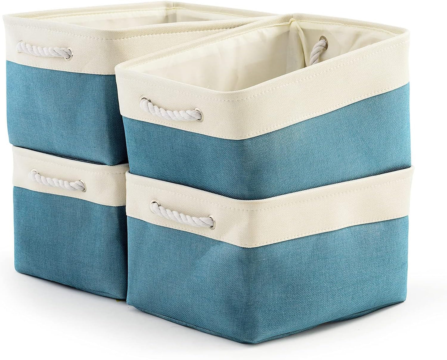 Large Fabric Storage Cubes - 4 Pack for Organizing Needs