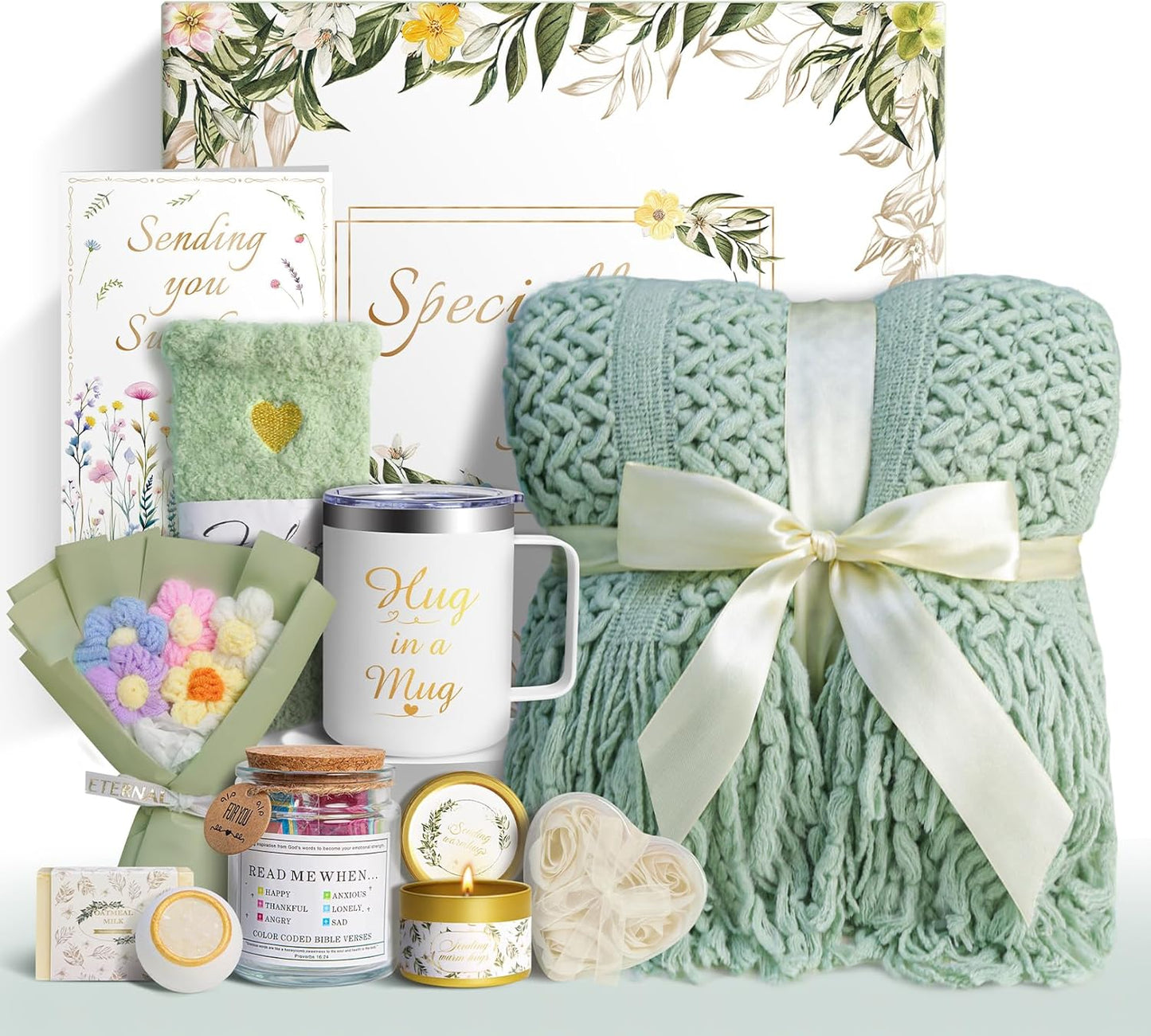 Gift Baskets for Women - 11 PCS Unique Birthday Gifts for Her