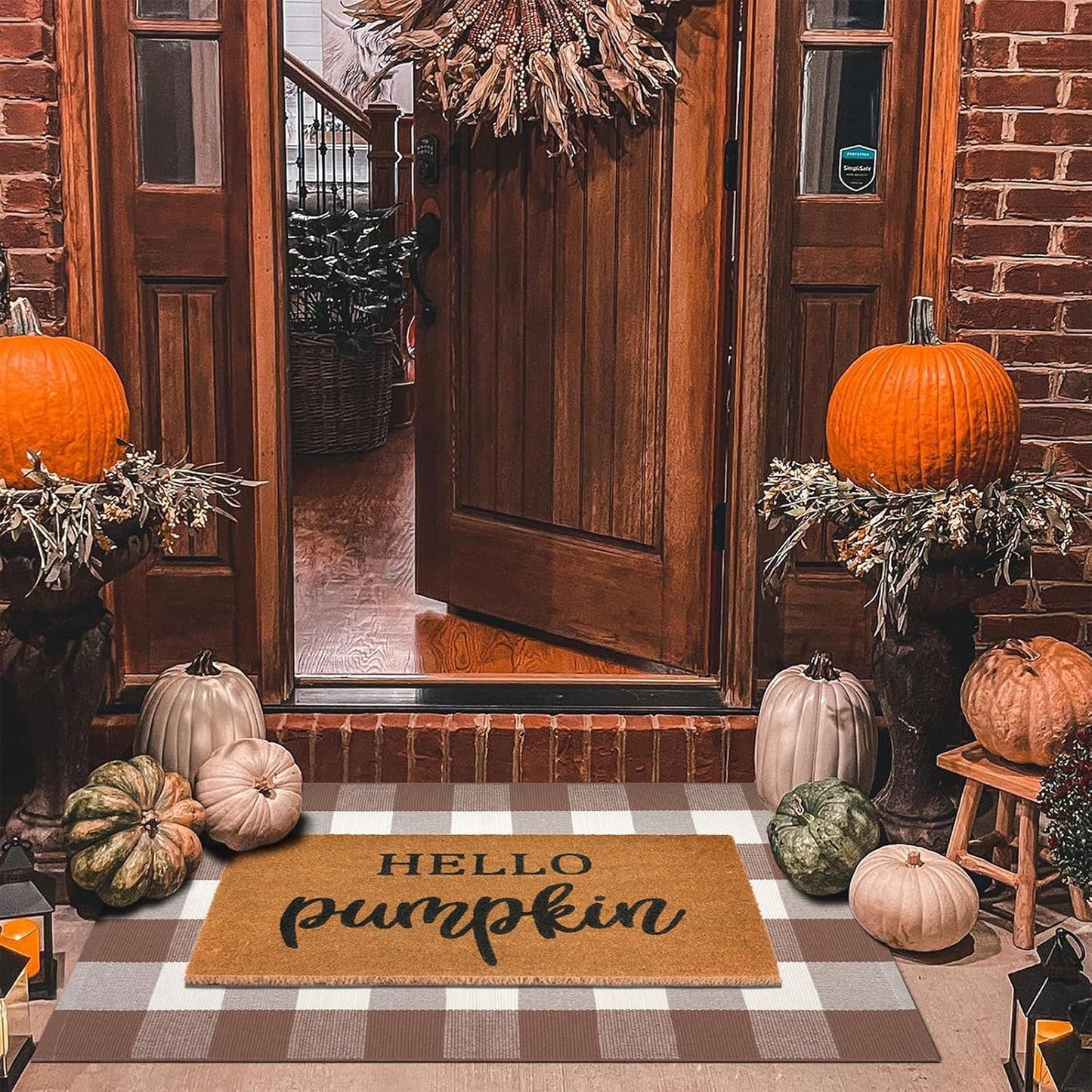 Fall Decor Door Mat Combo Set for Stylish Entryway Decor